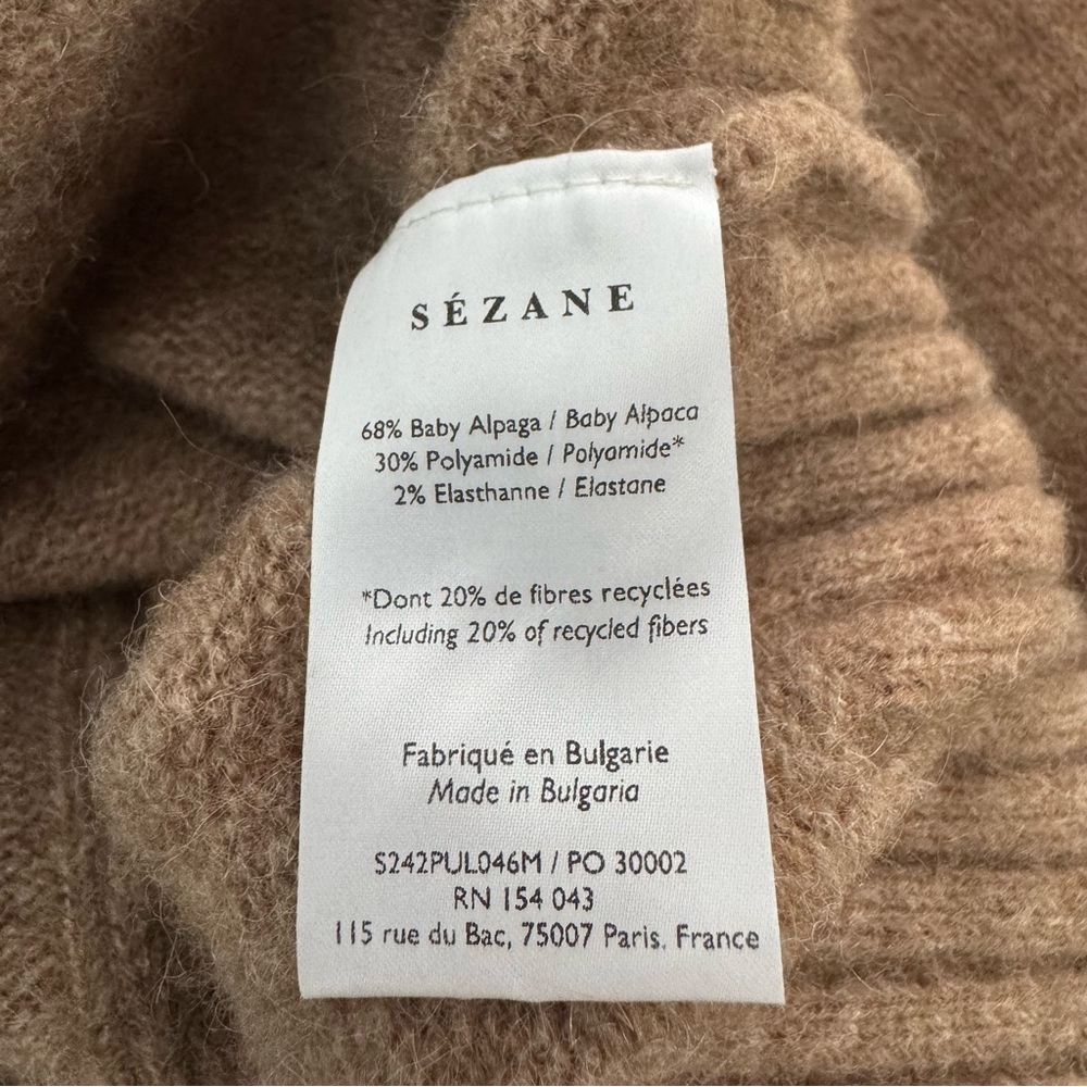 Sezane Sama Jumper in Taupe - Picture 6 of 7